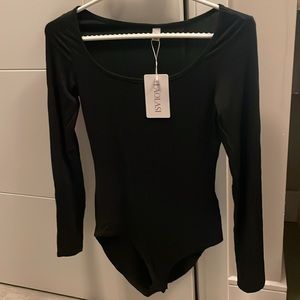 Laolasi XS women’s Black Body suit NEW!
